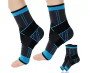 2-Part Sports Ankle Brace (M), Sprained Ankle Brace, Adjustable Ankle Brace, for Ligament Sprains and Sports Injuries