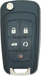 Keyless Entry Replacement Key Fob Cover Case fit for Chevy Camaro Cruze Equinox Impala Malibu for Buick Regal Verano Encore for GMC Terrain Key Fob Shell