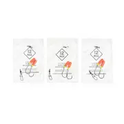 3 '1/0' Pompano Beach Pier Surf Fishing T-Knot Rigs 1/0 Circle Hooks 30# Mono