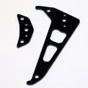 XTREME HELI ALIGN T-REX 250BLACK G-10 TAIL FIN SET 11750GBK FLYBAR LESS MINI RTF