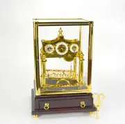 24K Miniature 8 Day English William Congreve Rolling Ball Clock
