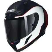 X-804 RS Asso Di Picche 343 Carbon White Red Glossy Full Face Helmet