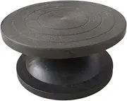 10" Sculpting Wheel, Heavy Duty Turntable with Ball Bearings, Banding Pottery Wheels for Making Ceramics, Pottery, Floral Arranging, Model, Clay, Cake - Black, 25cm