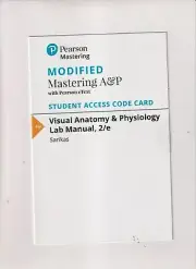 MODIFIED MASTERING A&P VISUAL ANATOMY PHYSIOLOGY LAB MANUAL 2/e *ACCESS CODE*