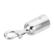1.2" Stanchion Rope End Stopper, Cord End Caps Barrier Rope End Cap, Silver