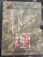 Atlas Of Human Anatomy Soft Cover Atlas And CD-ROM New Sealed Netter 1995 Set