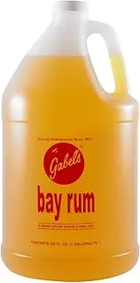 GABELS Bay Rum After Shave Lotion Made with Original Bay Rum Oils from The Virgin Islands 128oz/1 Gallon