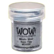 WOW! Embossing Powder Super Fine 15ml-Silver WOW-SF-WC05