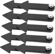 SOPOTUTU School Teaching 5pcs Plastic Clock Hands Time Telling Clock Parts Easy Assembly for Boys and Girls Crafts