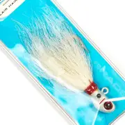 BOMBER Flair Hair Bucktail Saltwater Jig 1oz - CHARTREUSE