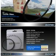77mm Camera Lens Frame Slim UV Costs-effective Digital UVProtector Filter ZOMEI
