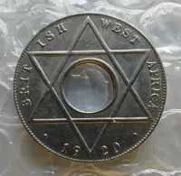 在飛比找Yahoo!奇摩拍賣優惠-西非硬幣1920年1/10便士16964