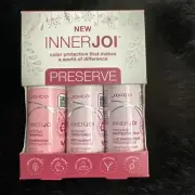 Joico ~ InnerJoi ~ Color Protection ~ Shampoo/Conditioner/Milk (1.7 Fl Oz Each)