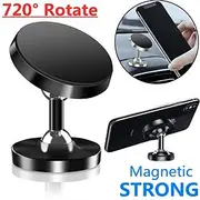 Double Side Strong Magnetic Phone Holder Stand Magnet 720° Rotation Mobile Phone Mount for Car Gym Attach to Metal Surface
