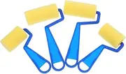2 Colorful DIY Art Sponge Brushes for Educational Painting Supplies for Watercolor Fun for Hands and Creative Crafting