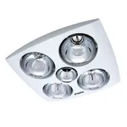 Martec Contour 4 3-in-1 Bathroom Heater with 4 Heat Lamps, Exhaust Fan and LED Light