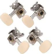 4Pcs Guitar String Tuning Peg 2 Hole Left Right Tuner Key Machine Head Set Kit for Acoustic Electric Guitars