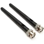 2 UHF Antenna with BNC Connector for EW100 EW300 EW500 G3 G3 Series Receiver Wireless Microphone black