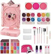 Makeup Kit for Girls,Princess Makeup Play House Game - Exquisite Appearance Makeup Beauty Set for Birthday, New Year, Children's Day, Christmas