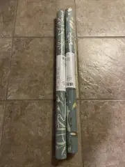 York Wallcoverings LL4786 Urban Aspen Wallpaper Teal, Tan, Cream, Beige, Light