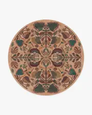 245' Round | Machine Washable Runner Rug | Kid & Pet Friendly | Indoor Rug | Georgia Kaleidoscope Flatwoven Rug by Justina Blakeney | Ruggable