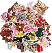 45pcs Cowboy Sew on Patches, Applique Patches Vintage Embroidery Patches Western Patches Vintage Embroidery Patches Sew on Patches for Jackets Backpacks Clothing