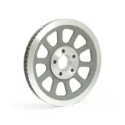 Rear Belt Pulley 66 Teeth Silver for Harley-Davidson Softail 07-11
