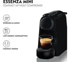 Black Nespresso Essenza Mini Capsule Coffee Machine