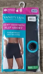 Vanity Fair Radiant Collection Light Smoothing Slip Short Womens Size 2XL/9 C553