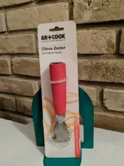 Art And Cook Citrus Zester Air-Cushion Handle Zinc Positive Collection Red