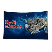 3x5 Ft Metals Bands I-irons Flag Polyester Printing Banner for Garage Wall Art Out Door Decoration With Brass Grommets M-maidens as the picture2902...