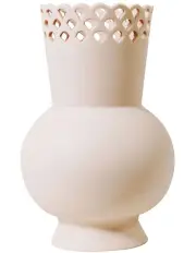 [Robert Gordon] Peacock Bulb Vase in Fawn