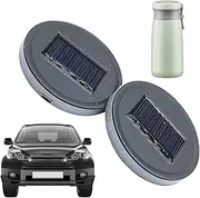 Light Up Car Coasters Cup Holder Lights for Car | 2 Pieces Light Up Cup Holder Insert - Anti-Slip Mug Pad with 7 Slipntegration Colors Changing Illumination for Water Bottles Road Trips RV Truck