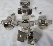 Glass Overlay Self-Closing Concealed Cabinet Hinge For Framed Cabinets Lot of 5