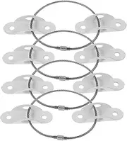 LRXIYODE 4Sets Proofing Furniture Straps Tip Kit for Cabinets and Bookcases Easy Installation Furniture Anchors for Safety Lightweight Prevent Tipping