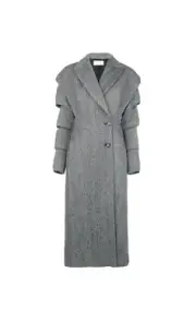 CHRISTOPHER KANE Slash Sleeves Wool Coat IT42 New