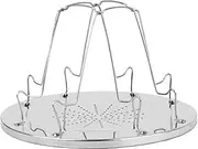CZ-XING Stainless Camping Toaster Toast Rack Grill - Portable BBQ Grill Stove Toaster Rack for Indoor Baking & Outdoor Camping Picnic