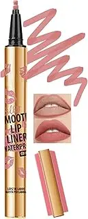 Matte Lip Liner Waterproof, Long-Lasting Smudge-proof Lip Mark Pencil, Highly Pigmented Liquid Lipstick, Smooth Moisturising Lip Liner Pencils, Lip Gloss, Natural Tattoo Effect, 11# Nude Pink
