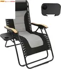 Zero Gravity Chair Oversized XL Folding Recliner Lounge Chair 502Lbs Capacity La