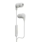 Skullcandy Ink'D+ Wired In-Ear Headphones with Microphone and Bluetooth, White