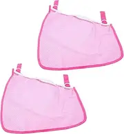 COOPHYA Stroller Storage Bag Mesh Bag for Stroller 2pcs Hanging Organiser Waterproof Sling Pouch