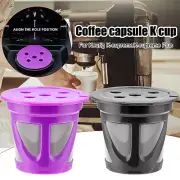 Reusable K Cup Pod Coffee Filters Refillable Coffee Pod with Built-In Cup Coffee