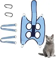 Cat Grooming Harness | Dog Grooming Helper - Comfortable Cat Restraint Bag Hammock, Breathable Cat Restraint Holder with Security Strap for Dogs Cats