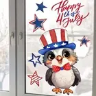 Cute and Fun Owl Wall Decal Removable Sticker for Patriotic Home Decor