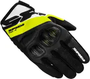 Spidi Flash-R Evo Motorcycle Gloves, black-yellow, Size 2XL for Men Black Yellow