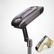 Golf Putter MO Eyes Right Hand Authentic Driver Men's Golf Club Blue/Gold Putters with Line of Sight Large Grip 34'' Golf Putter Rod