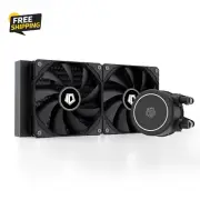 FROSTFLOW X 240 CPU Water Cooler AIO Cooler 240Mm CPU Liquid Cooler White LED 2X
