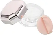 FOMIYES 1Set Loose Powder Container Refillable Makeup Case for Travel Stylish Design Compact and Lightweight Powder Puff Holder for Setting Ups