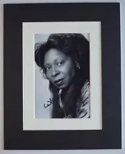 Whoopi Goldberg Signed Autograph 10x8 photo display Ghost Sister Act FILM AFTAL