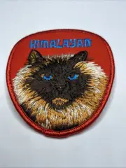 Iron Sew On Patch - Vintage Himalayan Cat BgD